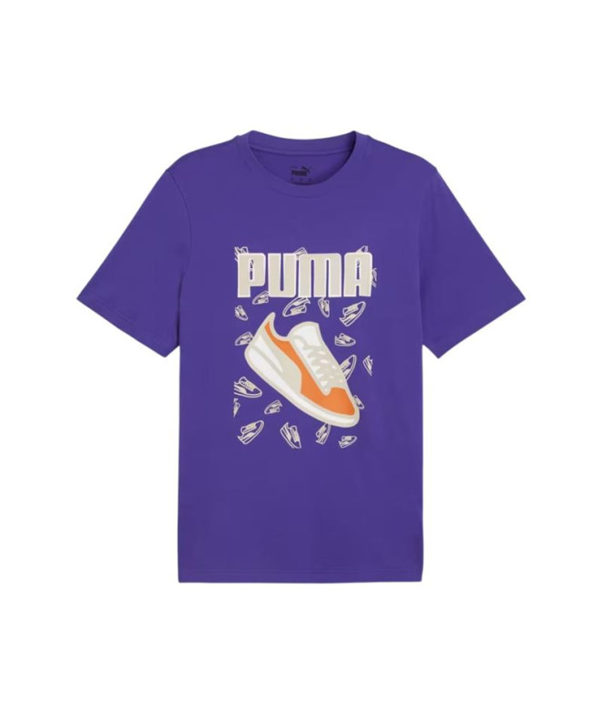 Camiseta Casual Ténis Puma Graphics Homem