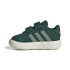 Zapatillas adidas Grand Court 2.0 Infantil Verde Oscuro