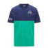 Camiseta Kappa Feffo Hombre Green Grass/Blue Medieval