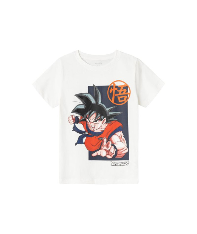 Camiseta Nome mjimmo Dragonball Box Bright White Menino