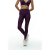 Malhas Legging Mulher Preto Limba Curve Line Sport Midnight Plum