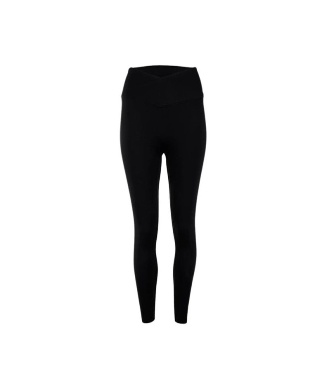 Mallas Black Limba Capri Rocket Mujer Negro