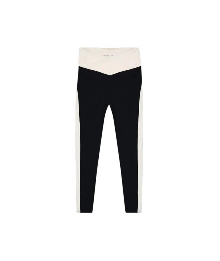 Collants Femme Noir Limba Shadow Line Noir &amp Crème
