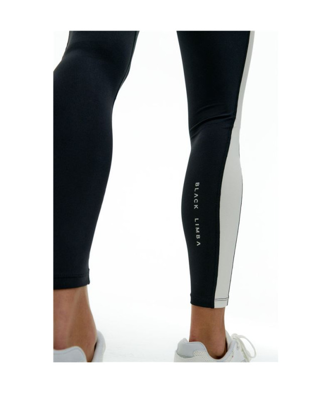 Mallas Black Limba Shadow Line Mujer Negro & Crema