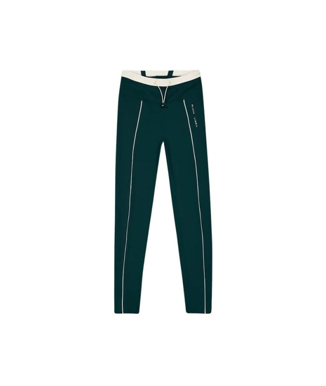 Mallas Black Limba Streetflex Mujer Teal & Crema