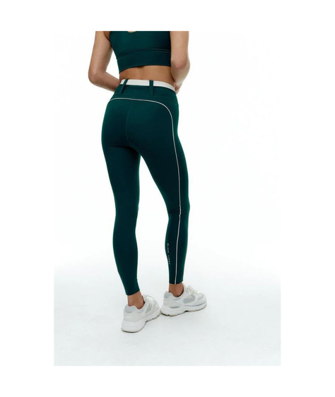 Mallas Black Limba Streetflex Mujer Teal & Crema