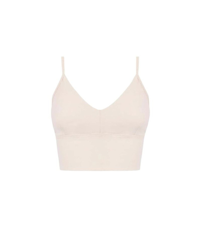 Top Black Limba Furina Mujer Crema