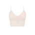 Top Mulher Furina Limba Preta Creme