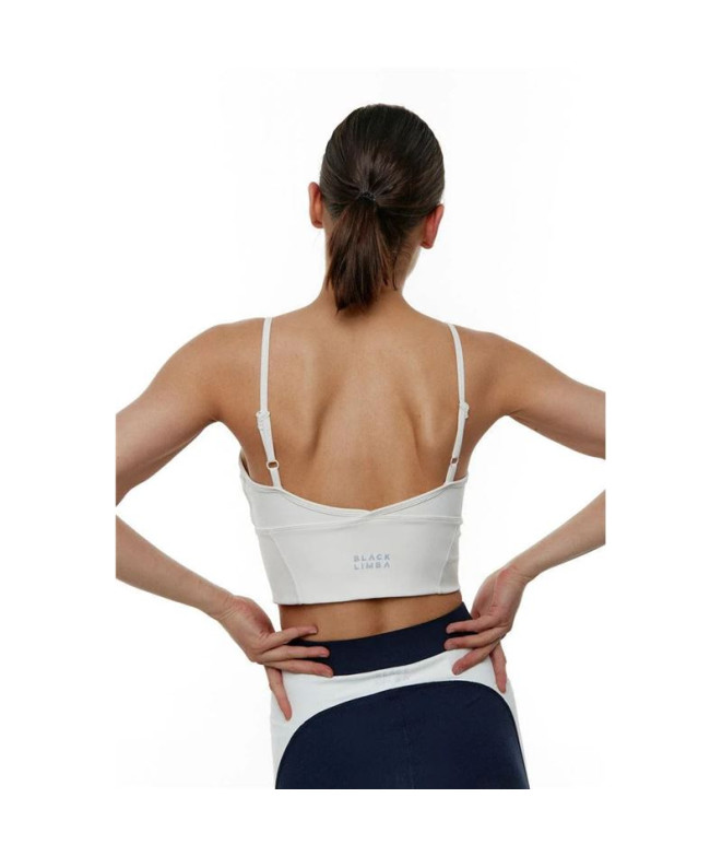 Top Mulher Furina Limba Preta Creme