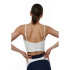 Top Mulher Furina Limba Preta Creme