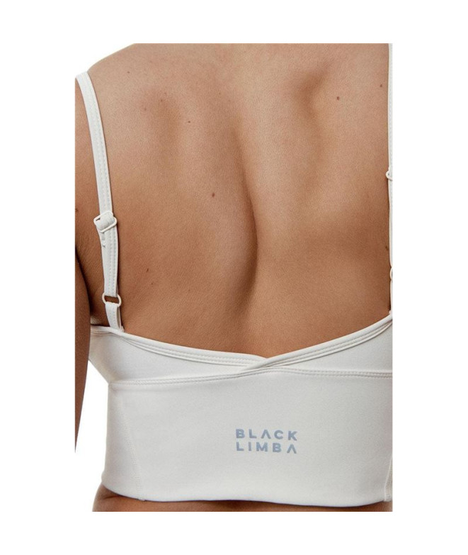 Top Mulher Furina Limba Preta Creme