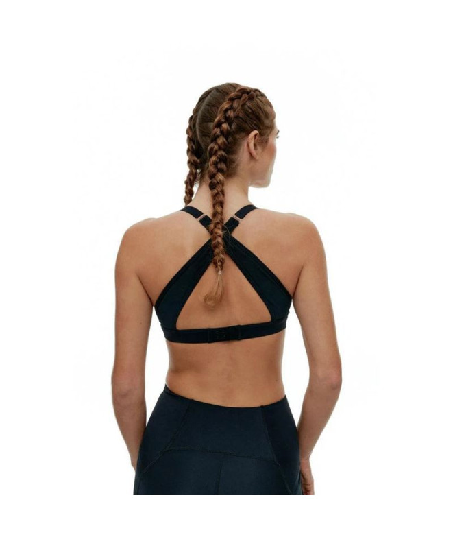 Top Mulher Preto Limba Skyline Malha Preto