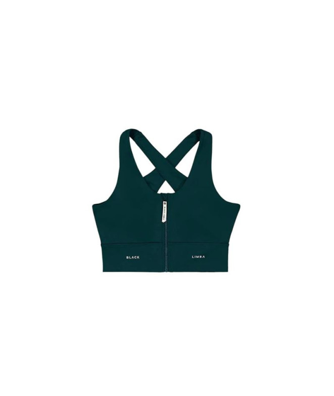 Top Mulher Preto Limba Streetflex Sportswear Teal