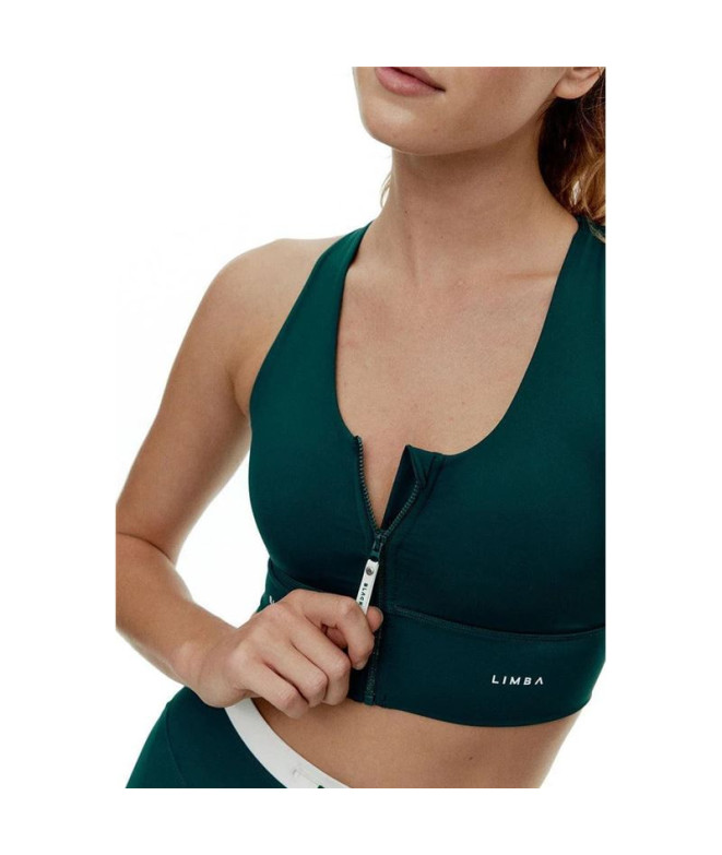 Top Mulher Preto Limba Streetflex Sportswear Teal