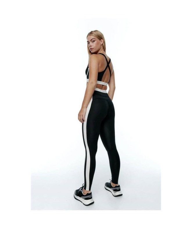 Top Mulher Preto Limba Tao Preto