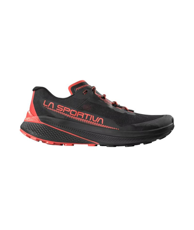 Chaussures Trail Homme de La Sportiva Prodigio Black/Red Tango