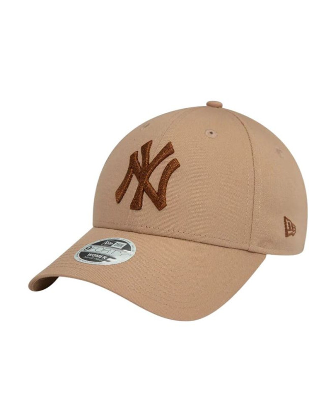 Boné New Era METALLIC 9FORTY New York Yankees Mulher