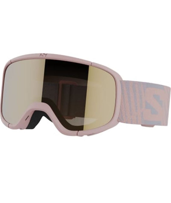 Gafas de EsquiSalomon e Snow Lumi Access T Pêssego/Dourado Infantil