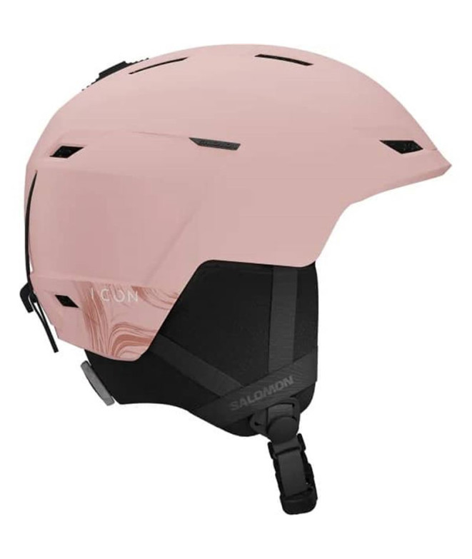 Casco de Esquí y Snow Salomon Icon Lt Heavenly Rosa Mujer