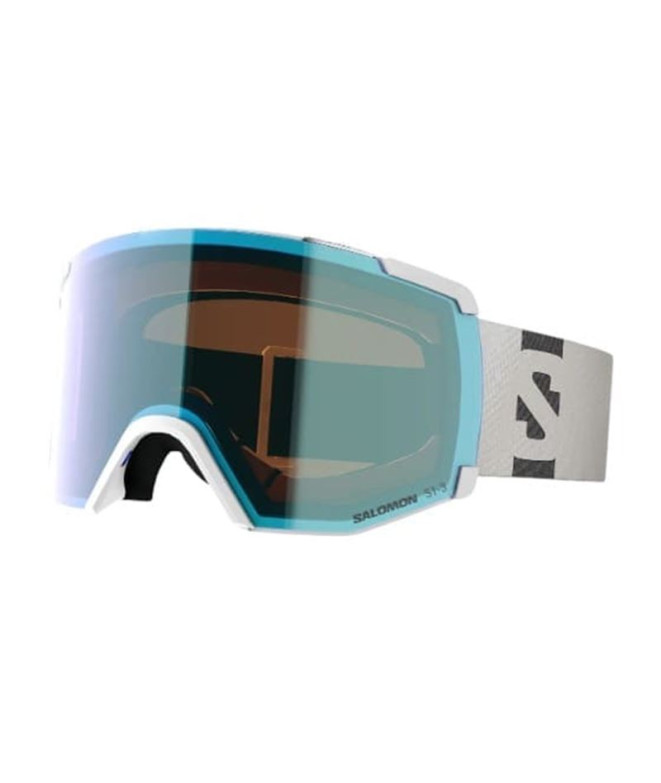 Gafas de EsquiSalomon e Snow S/View Photo Branco/Azul