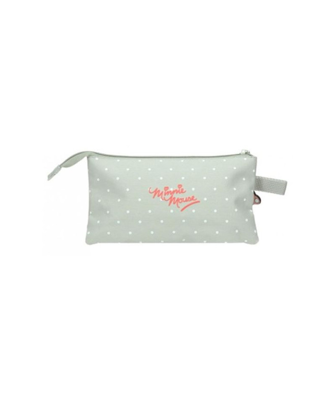 Trousse Disney 3C Minnie Mouse Wild Nature Vert