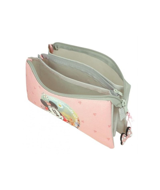 Trousse Disney 3C Minnie Mouse Wild Nature Vert