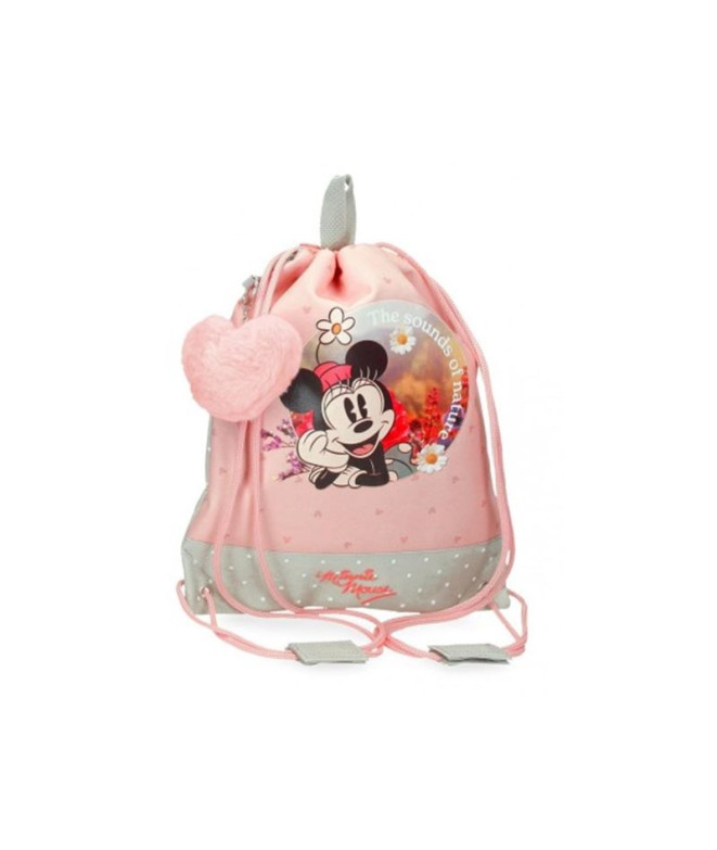 Bolsa De Merienda Disney Minnie Mouse Wild Nature Verde