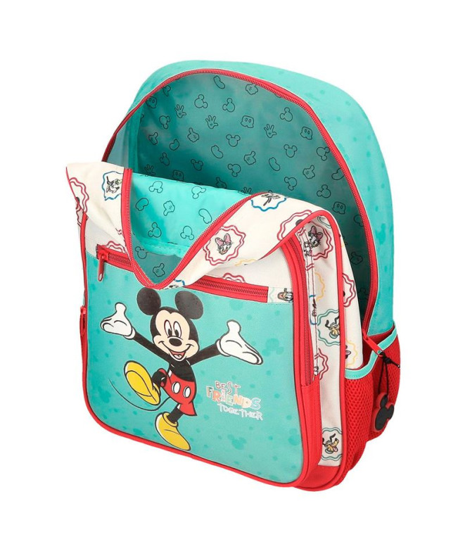 Mochila Disney 38cm Mickey Best Friends...