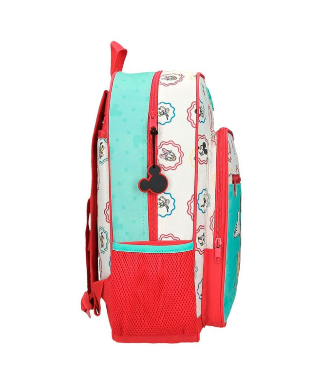 Mochila Disney 38cm Mickey Best Friends...
