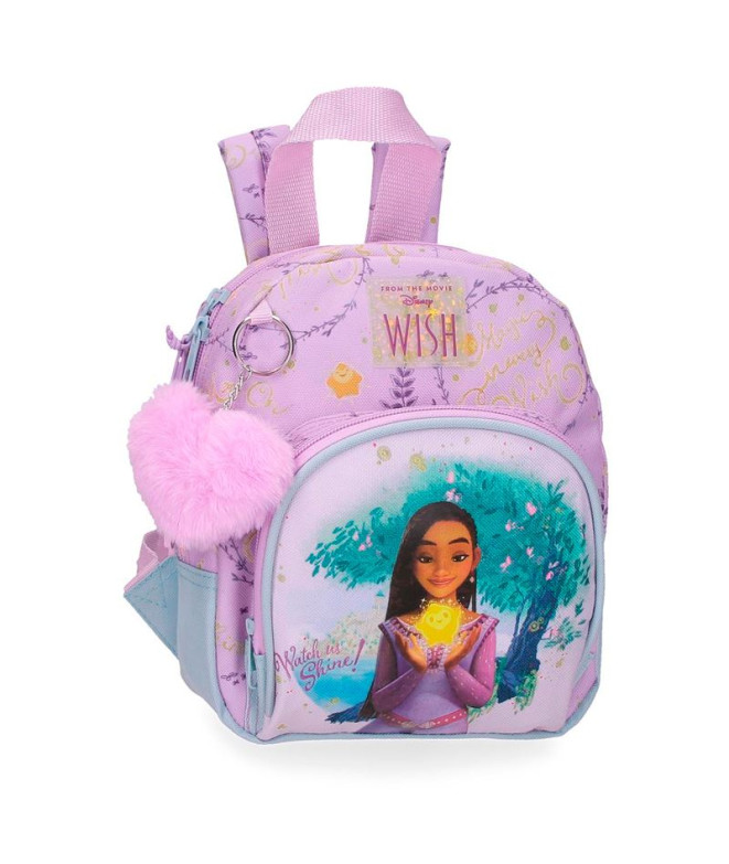 Mochila Mochila Disney 23Cm. Wish Watch Us Shine Rosa