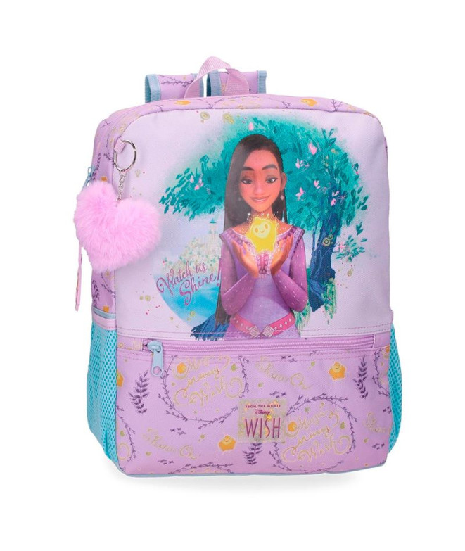 Mochila Mochila Disney 32Cm. Wish Watch Us Shine Rosa