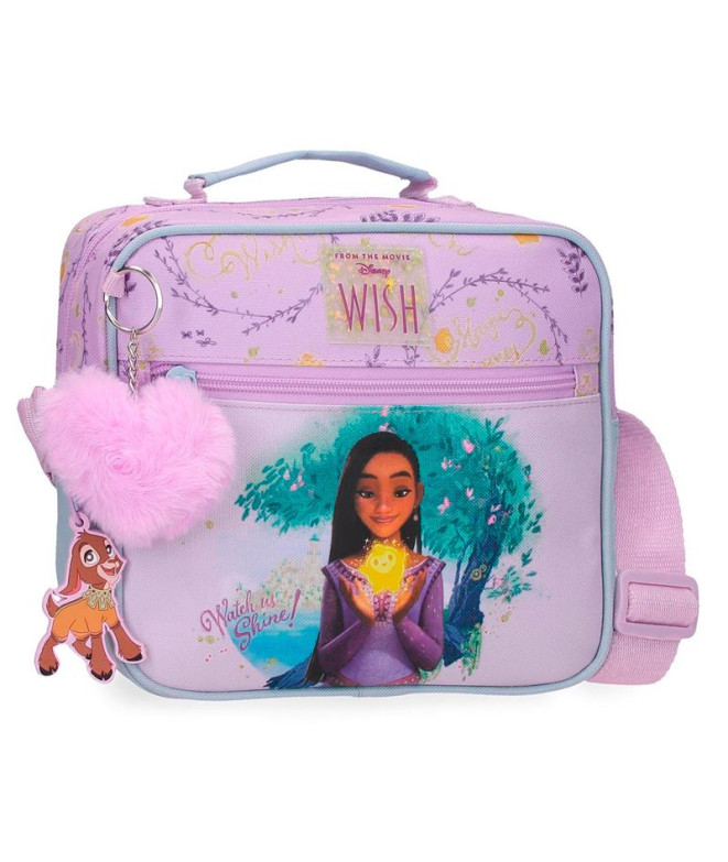 Necessaire Disney Adapt. Estojo Vanity. Wish Watch Us Shine Rosa