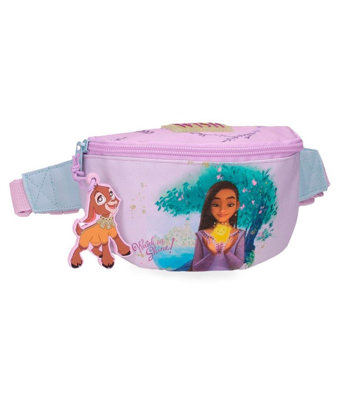 Bolsa de cintura Saco de cintura Disney Wish Watch Us Shine Rosa