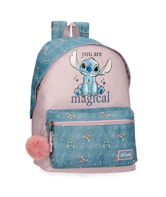 Mochila Mochila Disney 44Cm. Stitch You Are Magical Azul