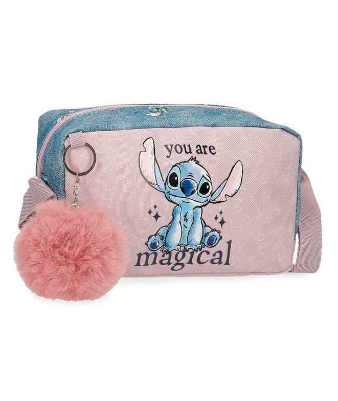 Mala a tiracolo Saco de ombro Disney Stitch You Are Magical Azul