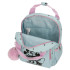Mochila Disney Adapt 28cm Mickey Y Minnie Kisses Azul
