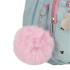 Mochila Disney 35cm Mickey Y Minnie Kisses Azul