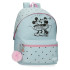 Mochila Disney 44cm Mickey Y Minnie Kisses Azul