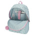Mochila Disney 44cm Mickey Y Minnie Kisses Azul