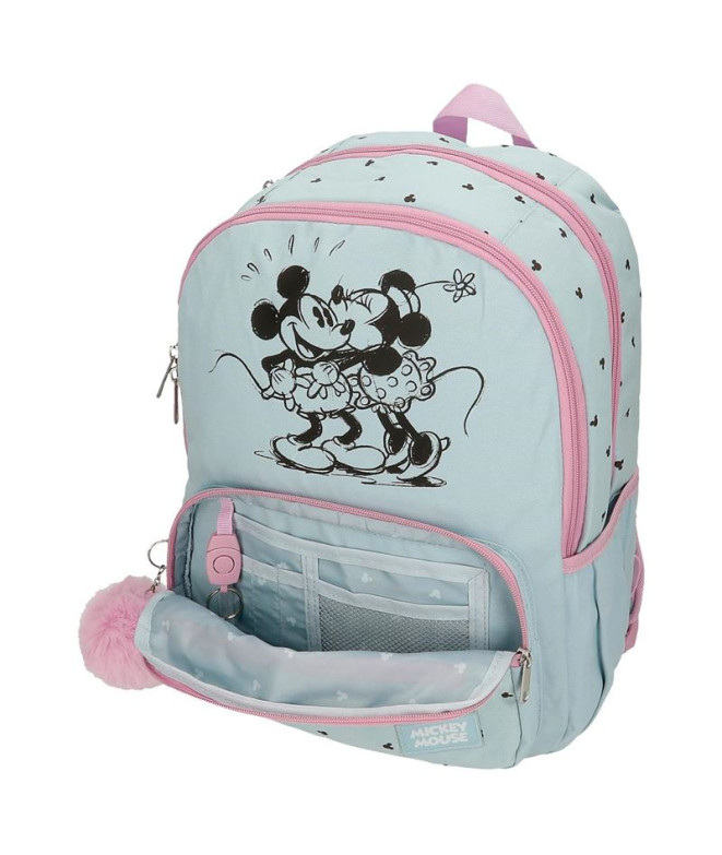 Mochila Disney Adapt 44cm 2C Mickey Y Minnie...