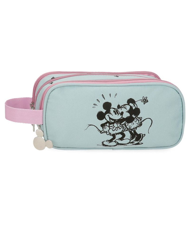 Estojo de toucador Disney 3C. Mickey & Minnie Kisses Blue