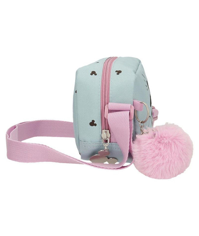 Mala a tiracolo Disney Mickey e Minnie Beijos Azul