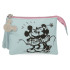 Estojo Disney 3C Mickey e Minnie Beijos Azul
