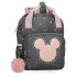 Mochila Disney Adapt 28cm Mickey Studs Preto