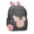 Mochila Disney 35cm Mickey Studs Negro