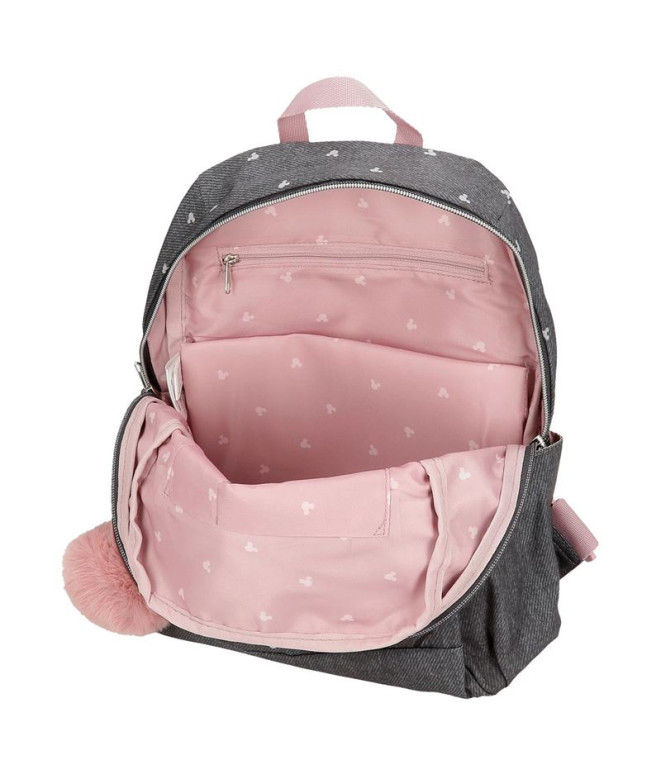 Sac à dos Disney 35cm Mickey Studs Noir