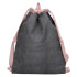 Bolsa saco Disney W/Zipper Mickey Studs Preto