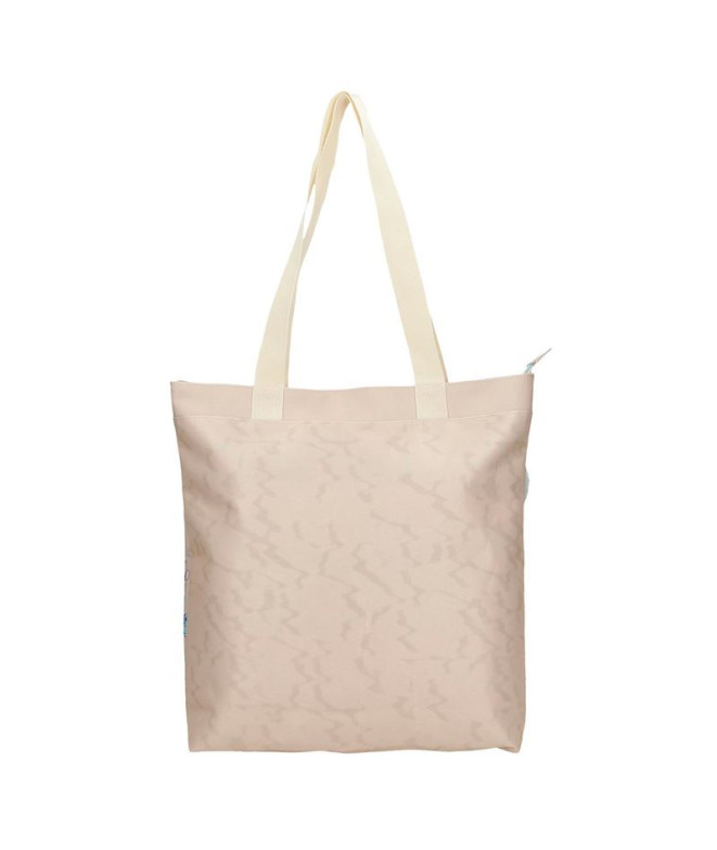 Bolso Disney Tote Stitch Cuddle Me Happy Beige