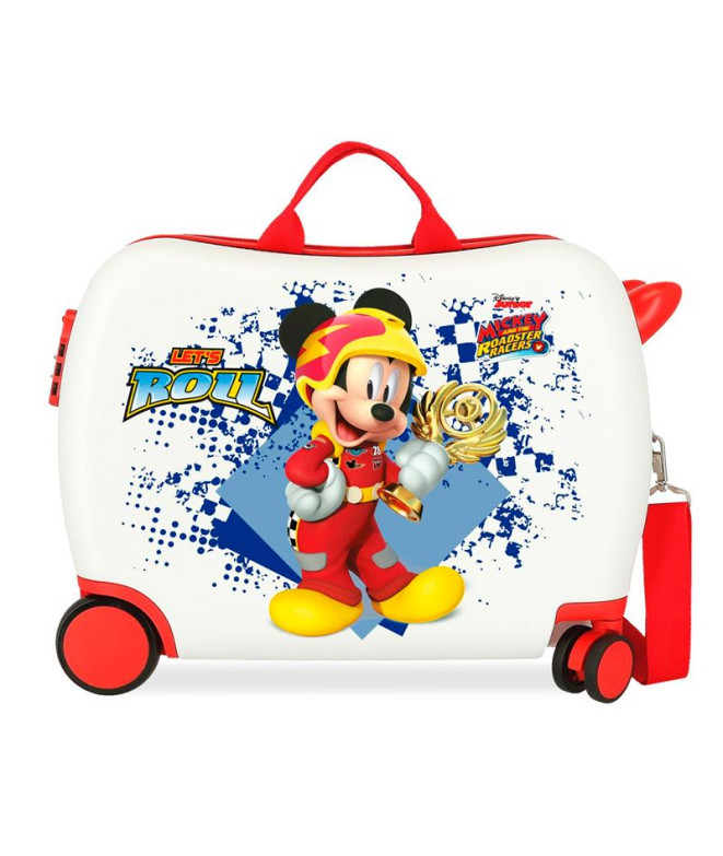 Valise Enfant Valise à roulettes Disney Abs 4W. (2Multid.)Joy Mickey Multicolore