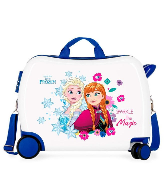 Mala Infantil Disney Abs Rolling 4W.Sparkle Like Magic Frozen Multicolor